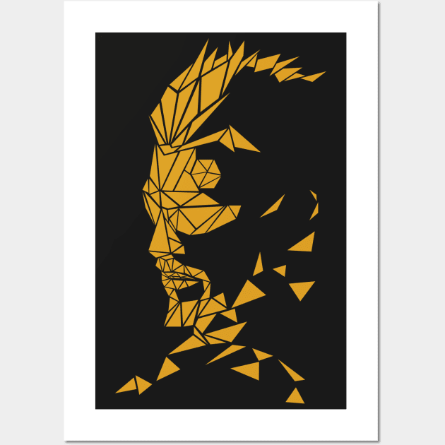 Adam Jensen Polygon Wall Art by Chemic